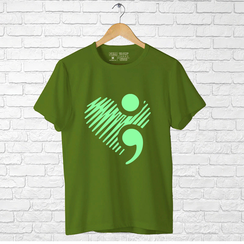 "SEMI COLON", Boyfriend Women T-shirt - FHMax.com
