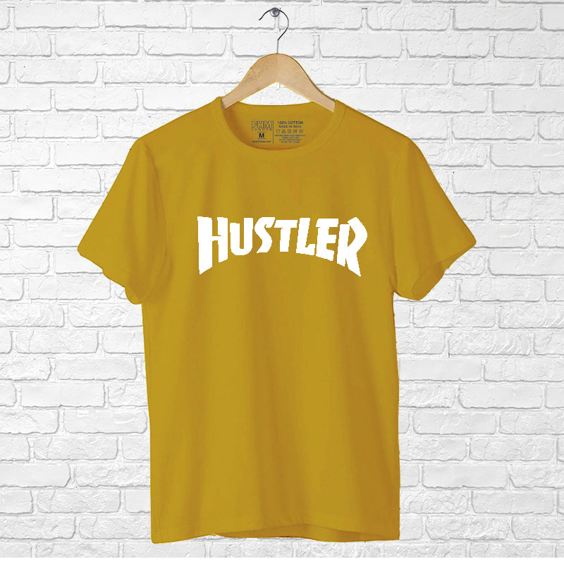 "HUSTLER", Men's Half Sleeve T-shirt - FHMax.com