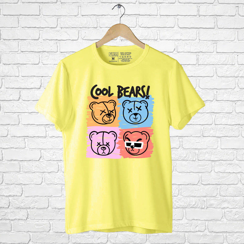 "COOL BEARS", Men's Half Sleeve T-shirt - FHMax.com