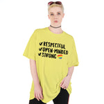 "RESPECTFUL, OPEN-MINDED, STRONG", Boyfriend Women T-shirt - FHMax.com