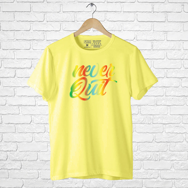 "NEVER QUIT", Boyfriend Women T-shirt - FHMax.com