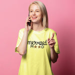 "MERMAID MOOD", Boyfriend Women T-shirt - FHMax.com