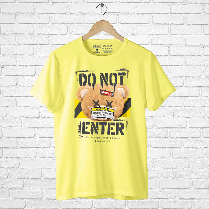 "DO NOT ENTER", Men's Half Sleeve T-shirt - FHMax.com