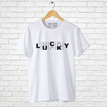 "LUCKY", Men's Half Sleeve T-shirt - FHMax.com