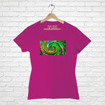 "COLORFUL ILLUSION", Women Half Sleeve T-shirt - FHMax.com
