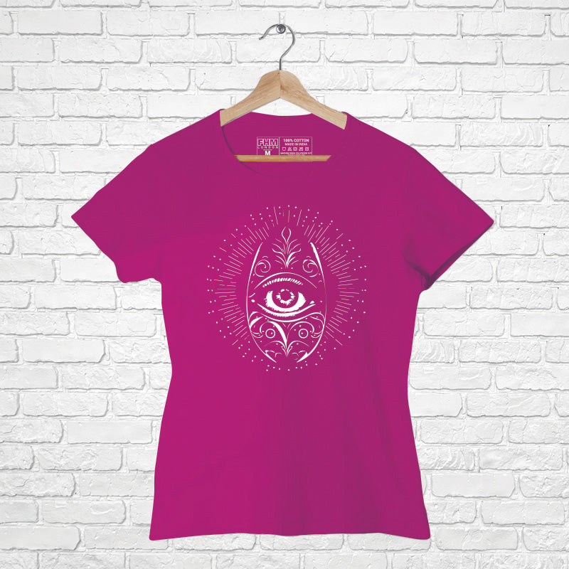 "EYE", Women Half Sleeve T-shirt - FHMax.com