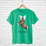 "THE REBELS NEVER OBEY", Men's Half Sleeve T-shirt - FHMax.com