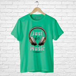 "JUST MUSIC", Men's Half Sleeve T-shirt - FHMax.com