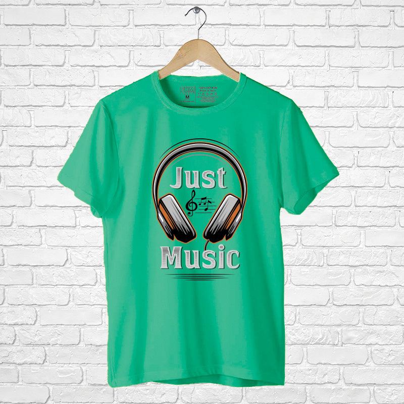 "JUST MUSIC", Men's Half Sleeve T-shirt - FHMax.com