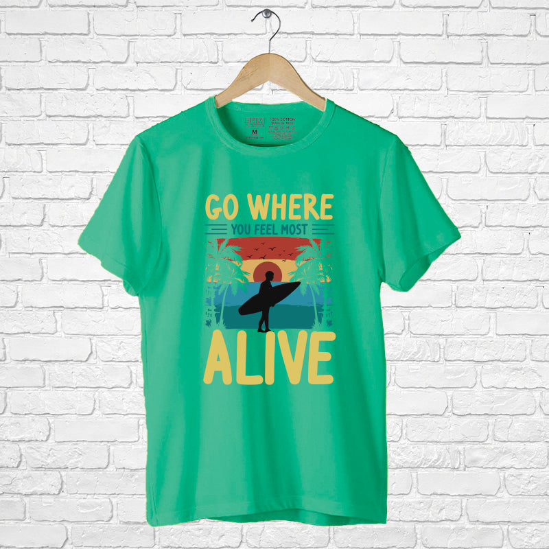 Alive, Men's Half Sleeve T-shirt - FHMax.com