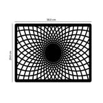 MANDALA ARABESQUE PATTERN, Acrylic Mirror Table Mat - FHMax.com