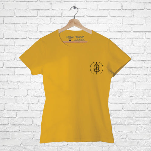 "LEAF", Women Half Sleeve T-shirt - FHMax.com