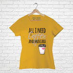 Coffee and Mascara, Women Half Sleeve T-shirt - FHMax.com