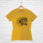 "SUNSHINE", Women Half Sleeve T-shirt - FHMax.com