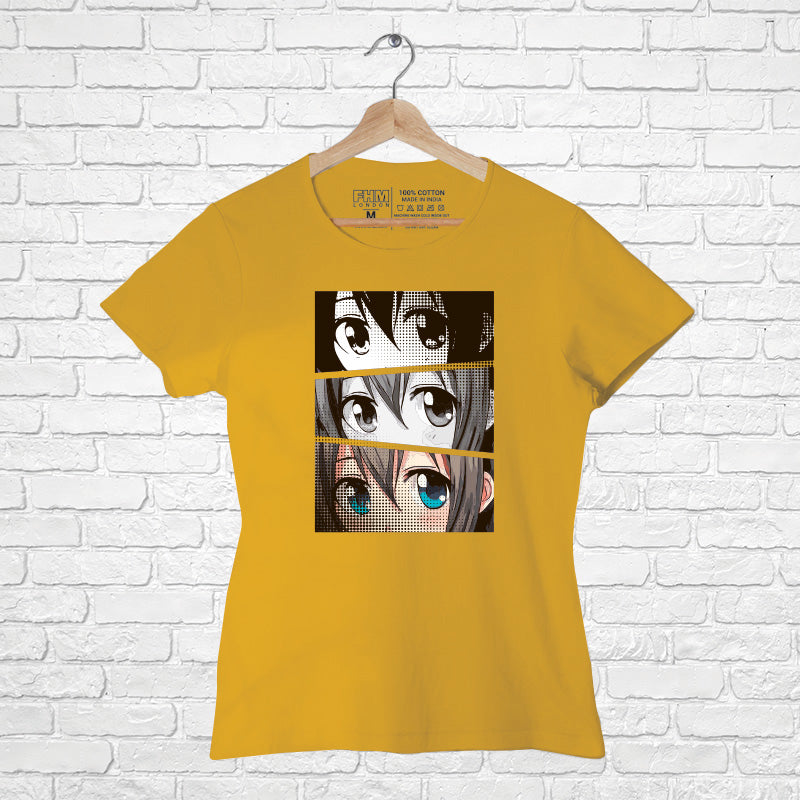 "EYES", Women Half Sleeve T-shirt - FHMax.com