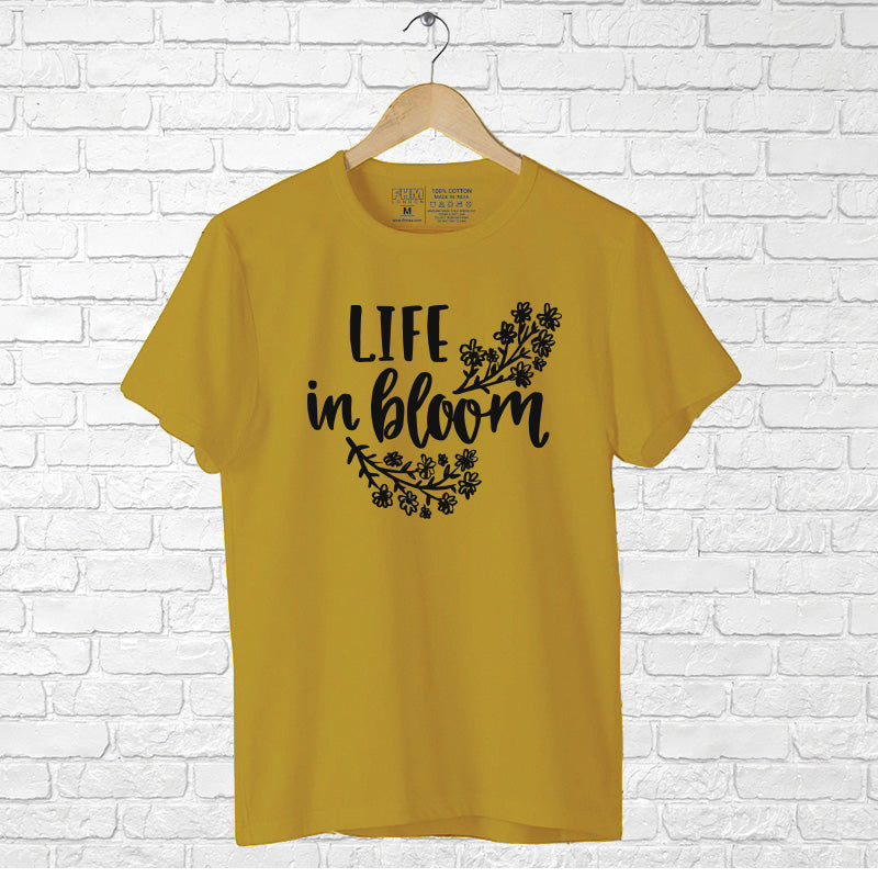 "LIFE IN BLOOM", Boyfriend Women T-shirt - FHMax.com