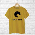 "NIGHT BEAR", Men's Half Sleeve T-shirt - FHMax.com