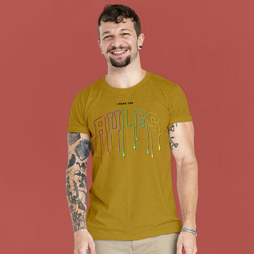 "RULES", Men's Half Sleeve T-shirt - FHMax.com