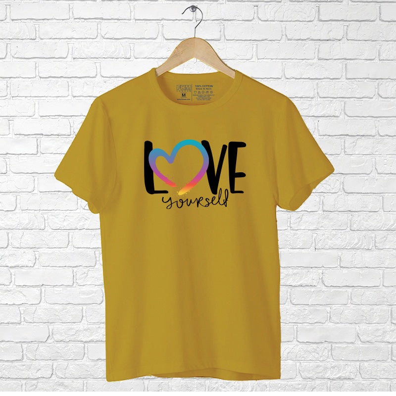 "LOVE YOURSELF", Boyfriend Women T-shirt - FHMax.com