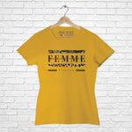 "FEMME", Women Half Sleeve T-shirt - FHMax.com