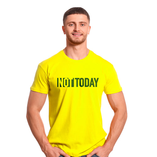 "NOT TODAY", Men's Half Sleeve T-shirt - FHMax.com