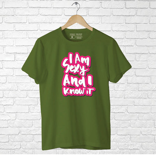 "I AM SEXY AND I KNOW IT", Boyfriend Women T-shirt - FHMax.com