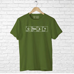 "CRAZY", Men's Half Sleeve T-shirt - FHMax.com