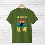 Alive, Men's Half Sleeve T-shirt - FHMax.com