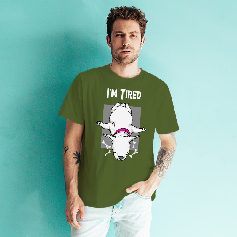 "I'M TIRED", Men's Half Sleeve T-shirt - FHMax.com