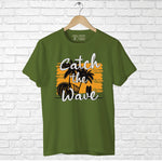 "CATCH THE WAVE", Men's Half Sleeve T-shirt - FHMax.com