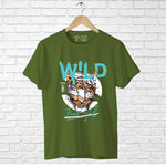 "WILD", Men's Half Sleeve T-shirt - FHMax.com