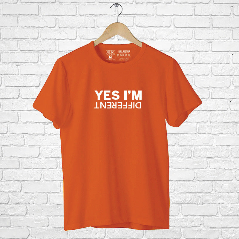 Yes I'm Different, Men's Half Sleeve T-shirt - FHMax.com