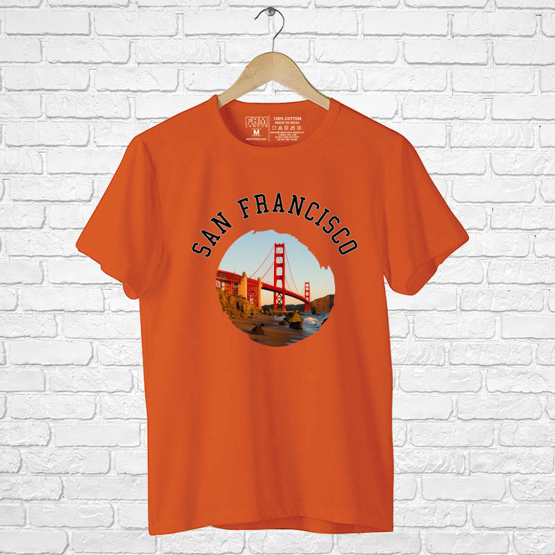 "SAN FRANCISCO", Men's Half Sleeve T-shirt - FHMax.com