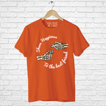 "SHARE HAPPINESS TO THE BEST FRIEND", Men's Half Sleeve T-shirt - FHMax.com