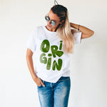 "ORIGIN", Boyfriend Women T-shirt - FHMax.com