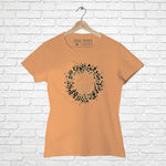 "FLOWER", Women Half Sleeve T-shirt - FHMax.com