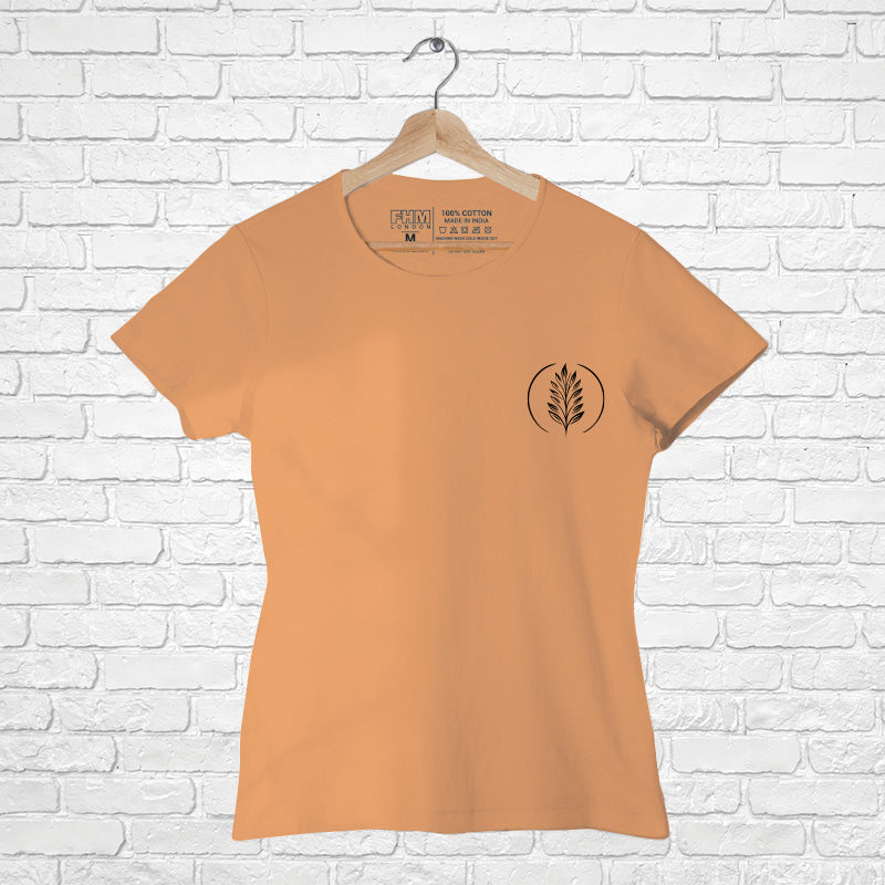 "LEAF", Women Half Sleeve T-shirt - FHMax.com