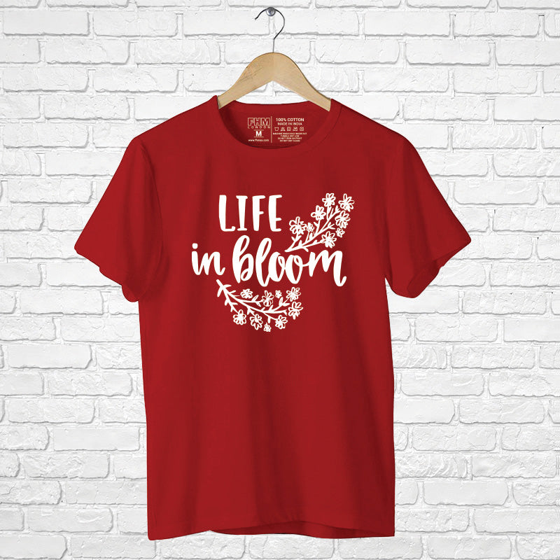 "LIFE IN BLOOM", Boyfriend Women T-shirt - FHMax.com