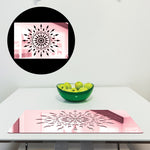 MANDALA PATTERN, Acrylic Mirror Table Mat - FHMax.com