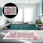 ABSTRACT ORNAMENT, Acrylic Mirror Table Mat - FHMax.com