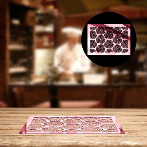 ABSTRACT GEOMETRICAL PATTERN, Acrylic Mirror Table Mat - FHMax.com