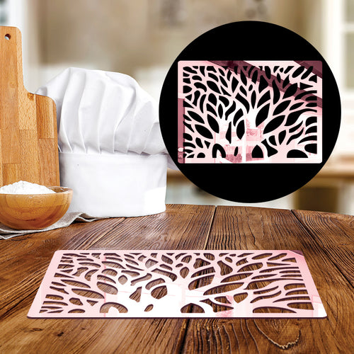 TREE DESIGN, Acrylic Mirror Table Mat - FHMax.com