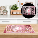 MANDALA ARABESQUE PATTERN, Acrylic Mirror Table Mat - FHMax.com