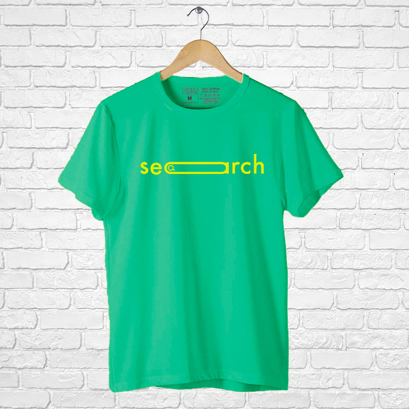 "SEARCH", Men's Half Sleeve T-shirt - FHMax.com