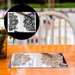 SUNFLOWER PATTERN, Acrylic Mirror Table Mat - FHMax.com