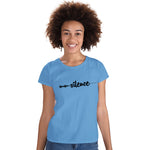 "SILENCE", Women Half Sleeve T-shirt - FHMax.com