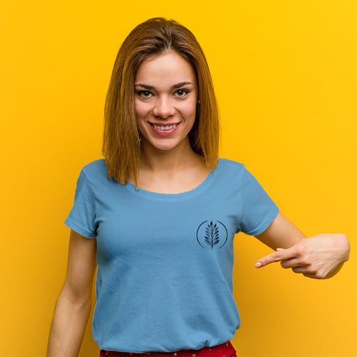 "LEAF", Women Half Sleeve T-shirt - FHMax.com