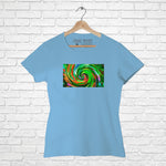 "COLORFUL ILLUSION", Women Half Sleeve T-shirt - FHMax.com