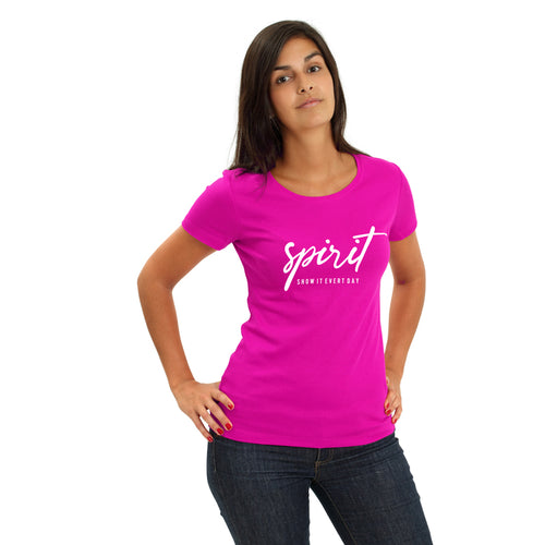 "SPIRIT", Women Half Sleeve T-shirt - FHMax.com