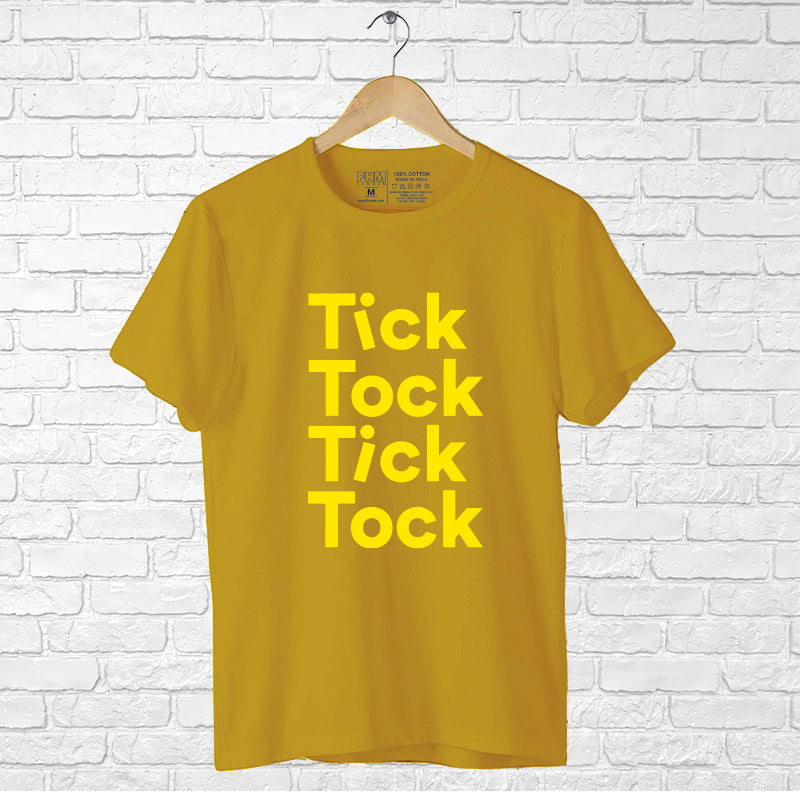 "TICK TOCK", Boyfriend Women T-shirt - FHMax.com